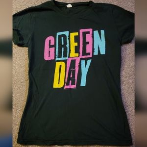 Women's Green Day band tee
